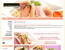Tablet Screenshot of ma-choucroute.com